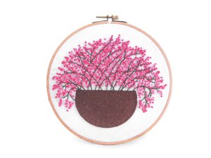 Dárková sada na vyšívání s předtištěným motivem