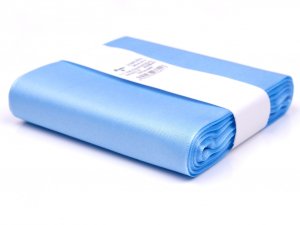 Stuha taftová šíře přibližně 108mm ČESKÝ VÝROBEK - Modrá sv.