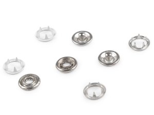 Knoflíky stiskací Roland Baby Ø10 mm na slabé látky, sypané