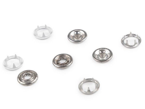 Knoflíky stiskací Roland Baby Ø10 mm na slabé látky, sypané