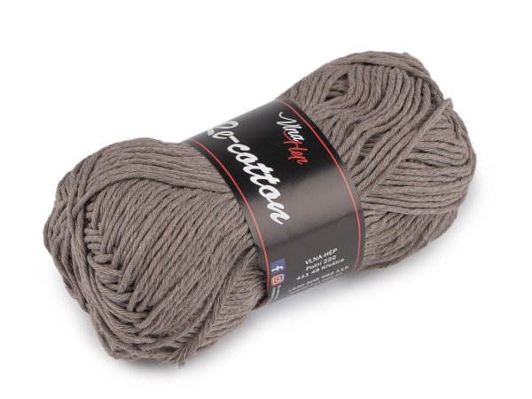 Bavlněná pletací příze Re-Cotton 50 g