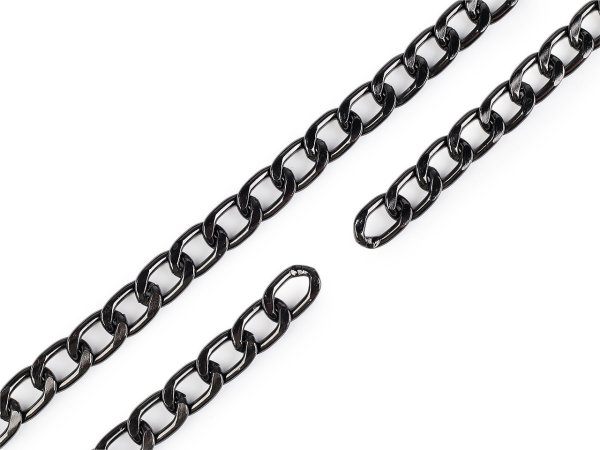 Řetěz plochý lehký šíře 13 mm, metráž