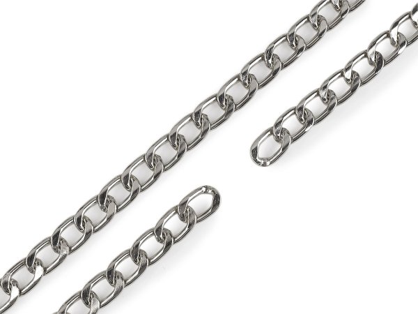 Řetěz plochý lehký šíře 13 mm, metráž