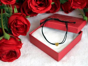 Náramek shamballa srdce z nerezové oceli