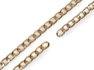 Řetěz plochý lehký šíře 13 mm, metráž