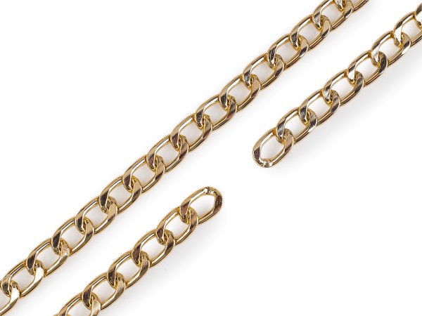 Řetěz plochý lehký šíře 13 mm, metráž