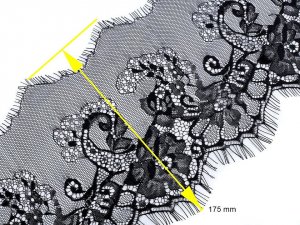 Francouzská krajka šíře 17,5 cm