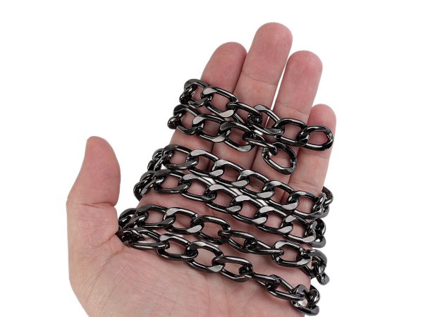 Řetěz plochý lehký šíře 13 mm, metráž