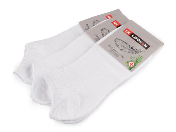 Pánské bavlněné ponožky kotníkové s přídavkem bambusu