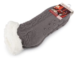 Ponožky zimní s protiskluzem, krátké