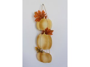 Dřevěný závěs dýně k domalování / dotvoření