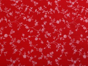 Bavlněná látka květy