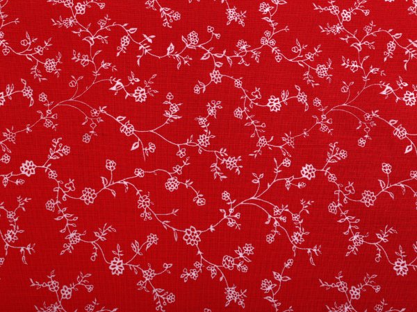 Bavlněná látka květy