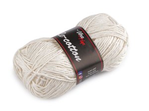 Bavlněná pletací příze Re-Cotton 50 g