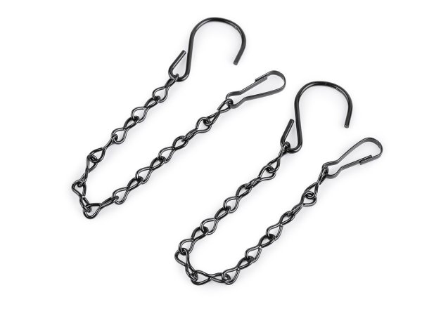 Kovový řetízek pro zavěšení dekorací, květináčů 25 cm