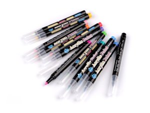 Kreativní akrylový fix / popisovač sada 12 ks, 2 mm