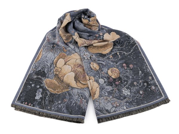 Šátek / šála / pléd typu kašmír 70x185 cm