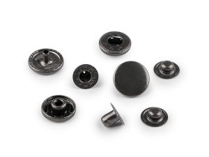 Kovové druky Ø12 mm na středně silné látky, z nerezové oceli