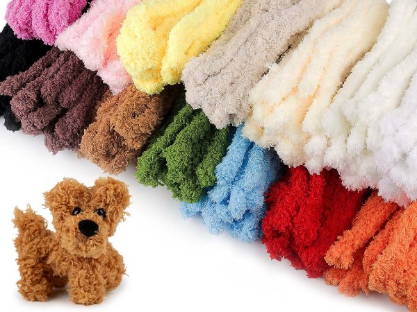 Jumbo mikroplyšové drátky na tvoření / výrobu zvířátek Ø20 mm délka 100 cm