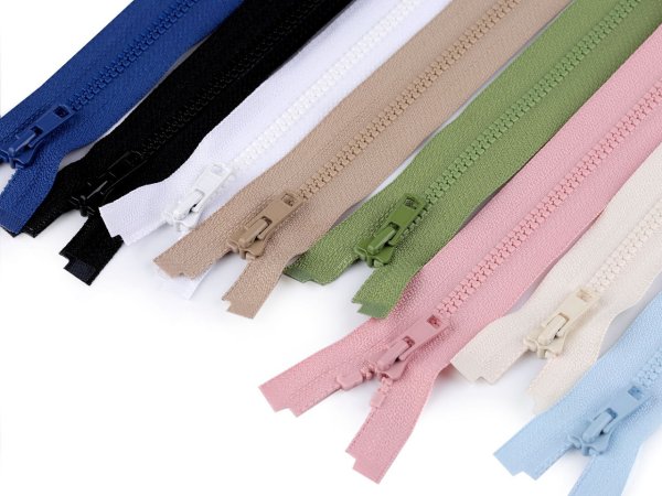 Kostěný zip YKK No 3 délka 45 cm