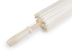 Papírový deštník / slunečník ke svatebnímu focení a domalování Ø83 cm