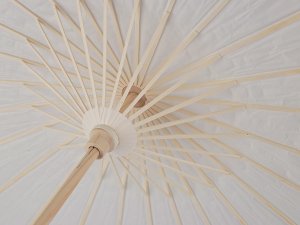 Papírový deštník / slunečník ke svatebnímu focení a domalování Ø83 cm