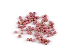 Minerální korálky Rodonit Ø4 mm