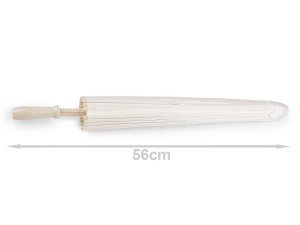 Papírový deštník / slunečník ke svatebnímu focení a domalování Ø83 cm