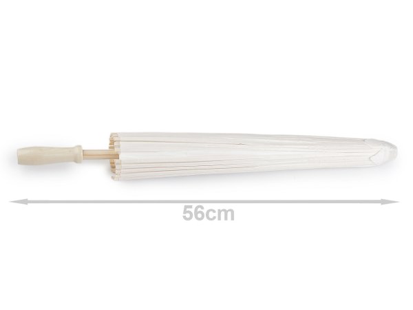 Papírový deštník / slunečník ke svatebnímu focení a domalování Ø83 cm