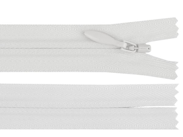 Spirálový zip skrytý YKK No 3 délka 60 cm