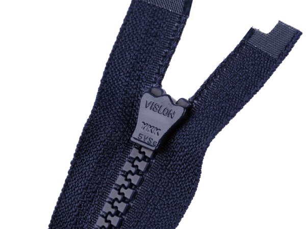 Kostěný zip YKK No 5 délka 65 cm bundový