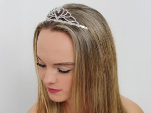 Štrasová čelenka / korunka do vlasů