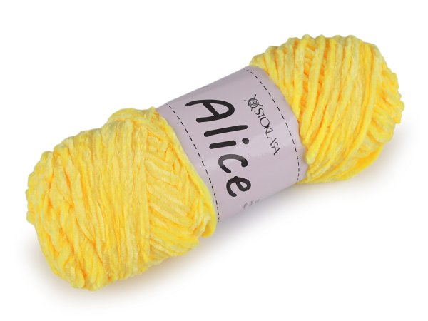 Pletací žinylková příze Alice 100 g