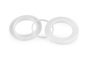Průchodka zacvakávací vnitřní Ø42 mm / na záclony a závěsy