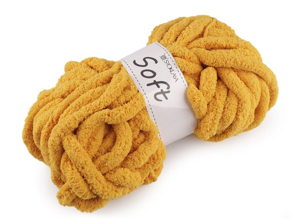 Pletací příze žinylková Soft 250 g