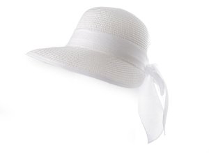 Dámský letní klobouk / slamák s mašlí