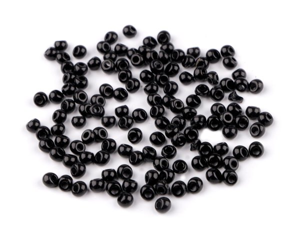 Plastové korálky kapky, imitace rokajlu 4,7x5,3 mm