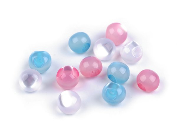 Perla k našití / knoflík kočičí oko Ø10 mm