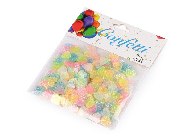Konfety srdce - na párty, svatbu, oslavu