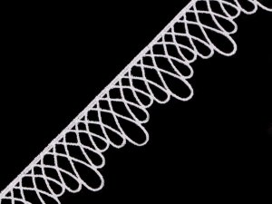 Vzdušná krajka šíře 30 mm minimalistická