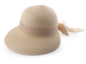 Dámský letní klobouk / slamák s mašlí