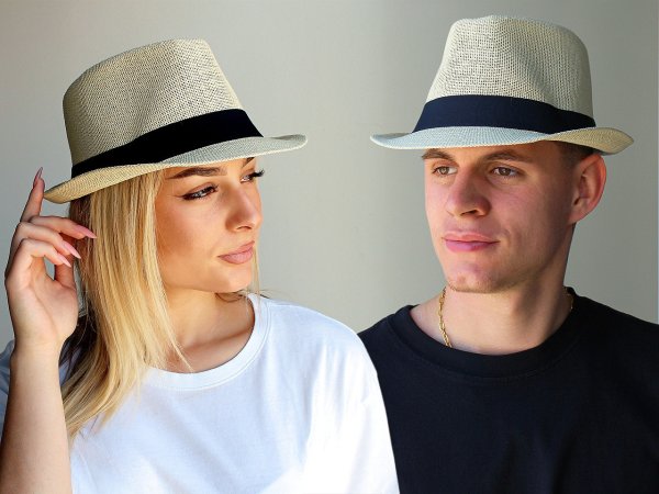 Letní klobouk / slamák unisex