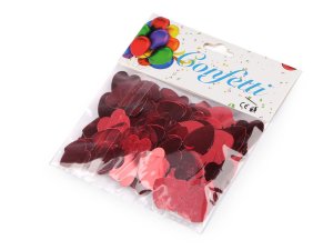 Konfety srdce - na párty, svatbu, oslavu