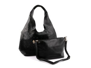 Kabelka s vysekávaným vzorem 2v1 43x26 cm