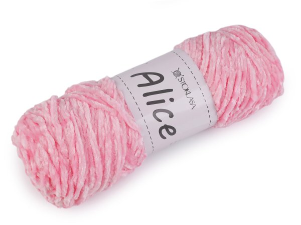 Pletací žinylková příze Alice 100 g