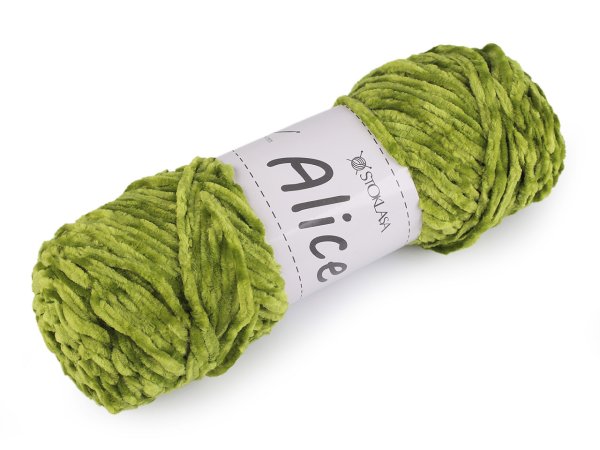 Pletací žinylková příze Alice 100 g
