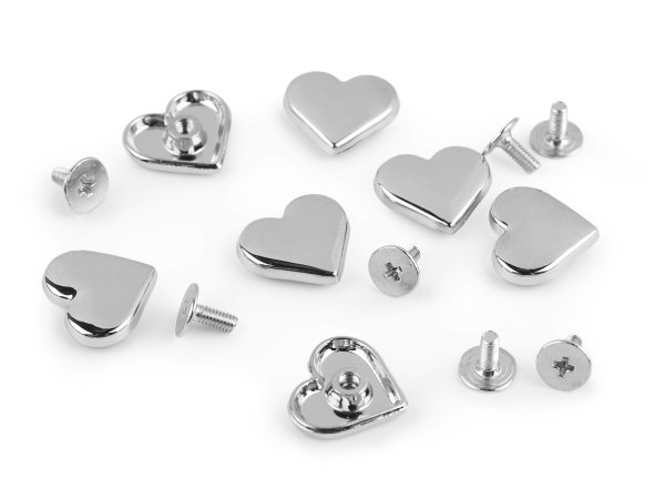 Sedlářský nýt šroubovací srdce 15x14 mm