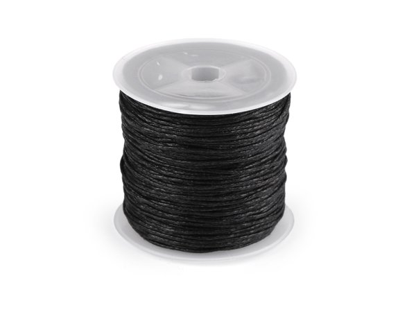 Šňůra bavlněná Ø0,6 mm voskovaná