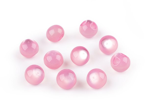 Perla k našití / knoflík kočičí oko Ø11 mm
