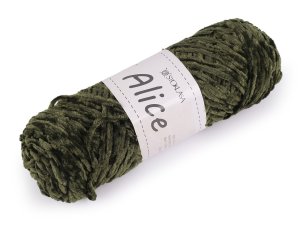 Pletací žinylková příze Alice 100 g